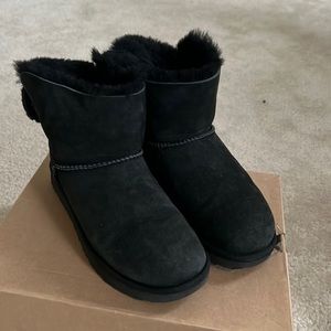 UGG black ankle boots